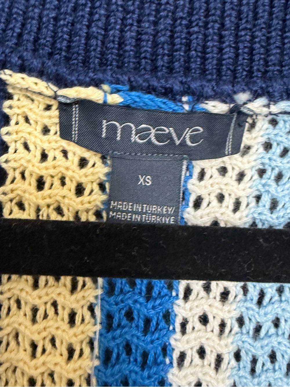 NWT Anthropologie Maeve Collared Knit Mini Dress, Size XS - Picture 8 of 10